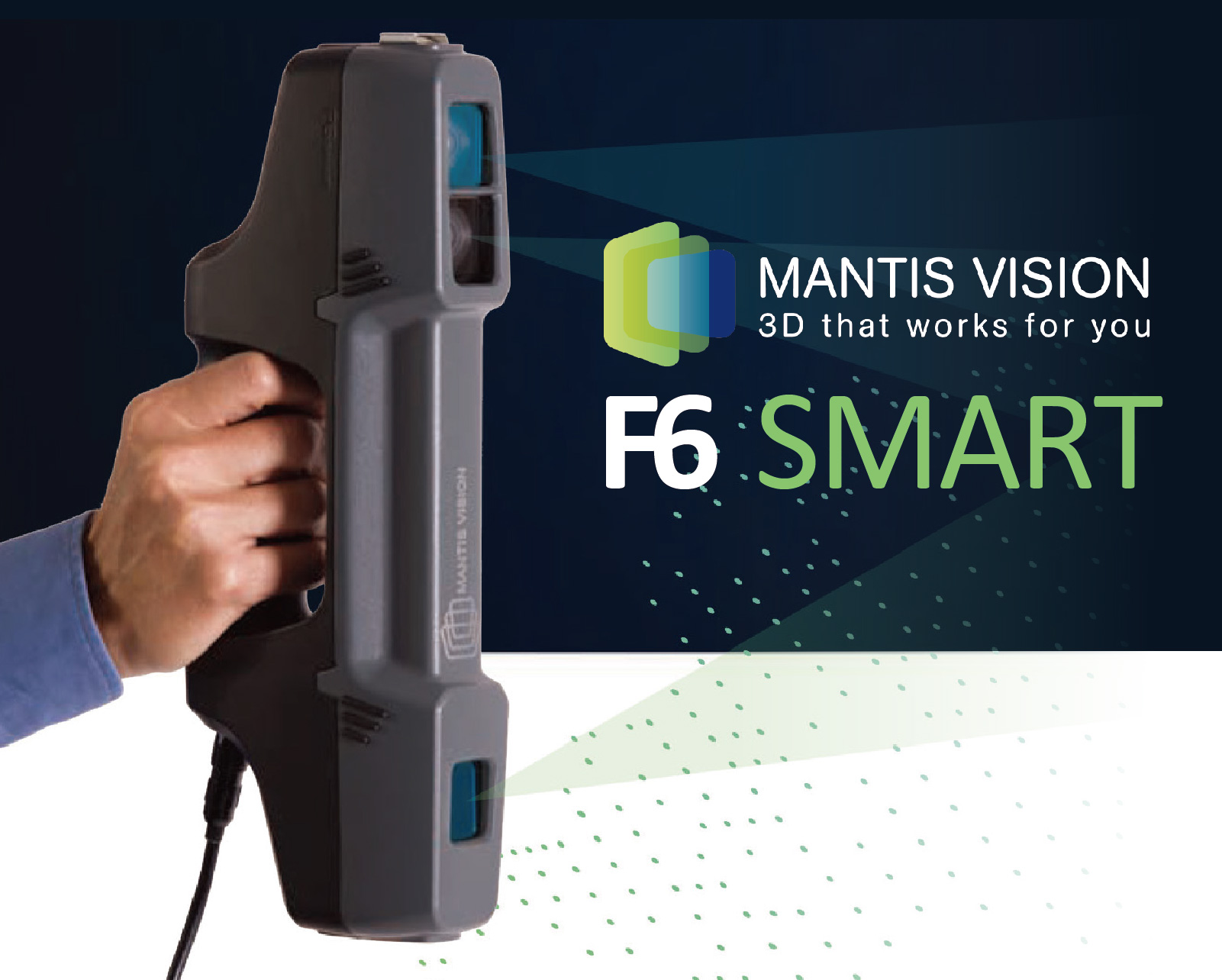 F6 SMART 手持式3D扫描成像仪